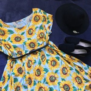 American Apparel Sunflower Babydoll Dress